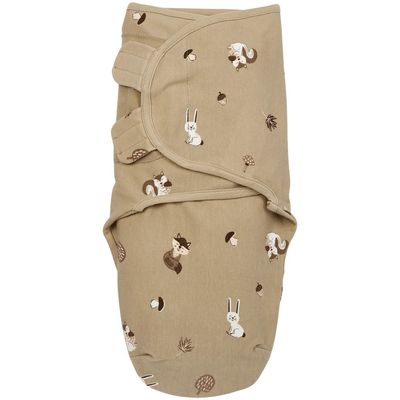 Swaddle 0-3 μηνών (1.0Tog) | Forest Animals Sand