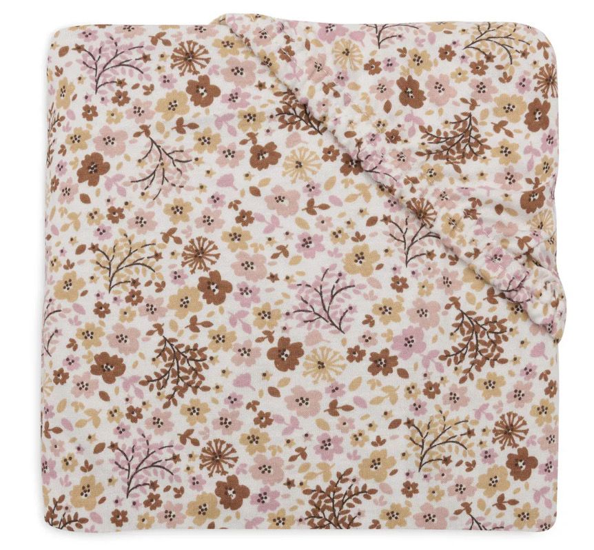 Σεντόνι Λίκνου/ Καλαθούνας Jersey Με Λάστιχο | 40/50x80/90cm | Flower Fairies