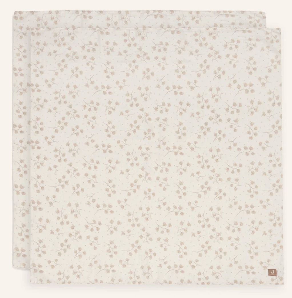 Πάνα Αγκαλιάς Μουσελίνα 115x115cm (2τμχ) - Dreamy Leaves