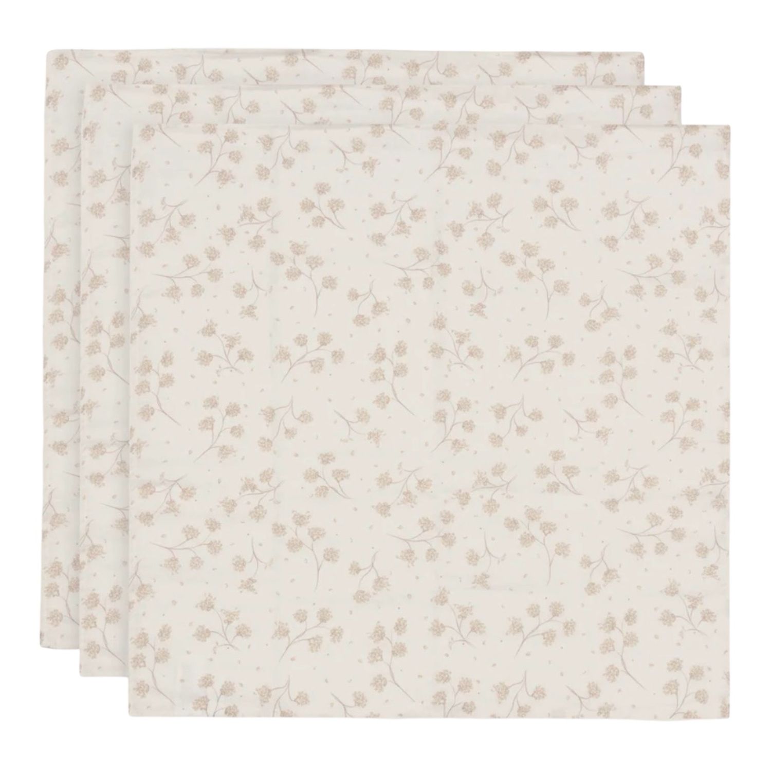 Πολυχρηστικές Πάνες Μουσελίνας 3τμχ - 70x70cm, Dreamy Leaves