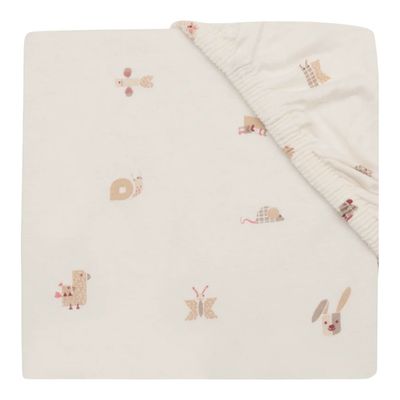 Σεντόνι Κούνιας Jersey Με Λάστιχο 70x140/75x150cm, Animal Friends