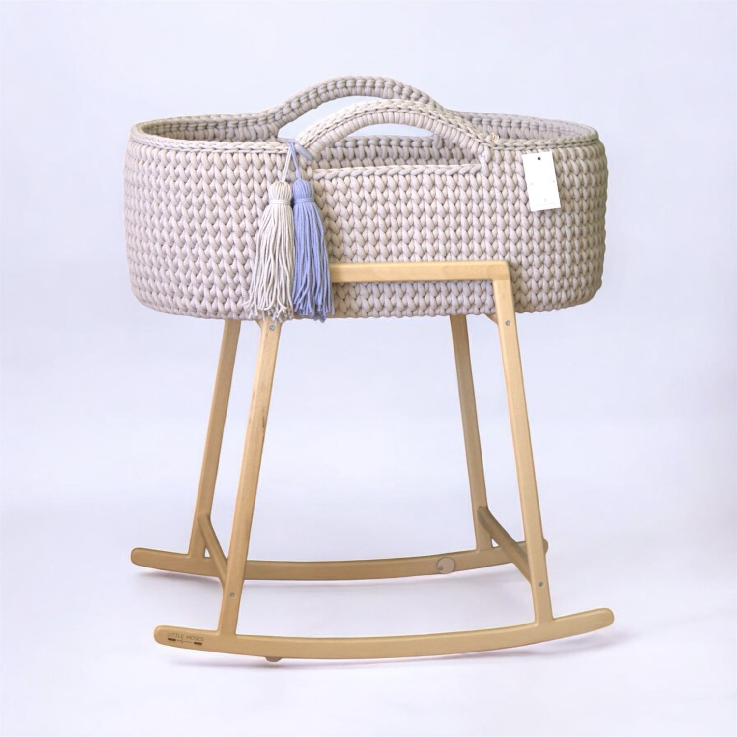 Καλαθούνα Λίκνο Μωρού Με Στρώμα &amp; Βάση - Beige