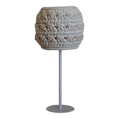 Επιτραπέζιο Πλεκτό Φωτιστικό - Cream