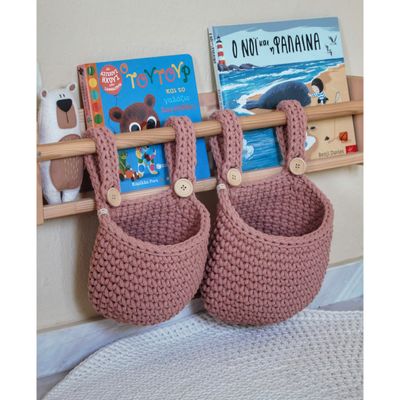 Κρεμαστό Καλάθι Αποθήκευσης, Blush