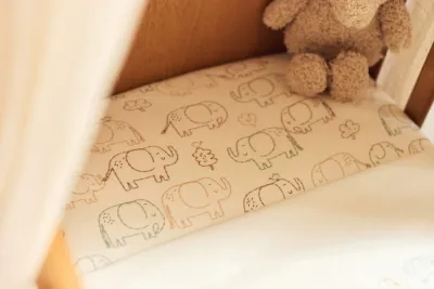 Σεντόνια Λίκνου με Λάστιχο