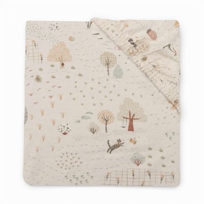 Σεντόνι Λίκνου/ Καλαθούνας Jersey Με Λάστιχο | 40/50x80/90cm | Tiny Park