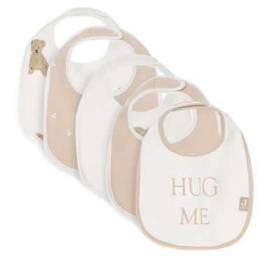 Αδιάβροχες Σαλιάρες - Σετ 5τμχ - Teddy Bear