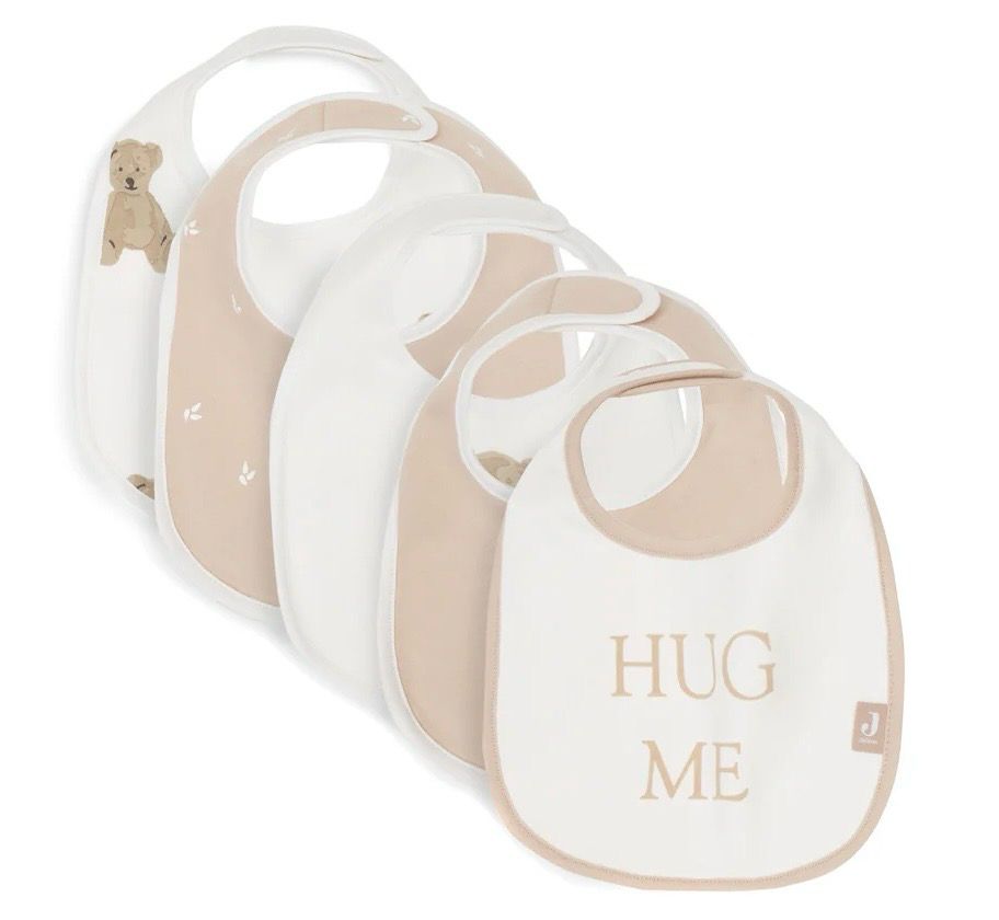 Αδιάβροχες Σαλιάρες - Σετ 5τμχ - Teddy Bear