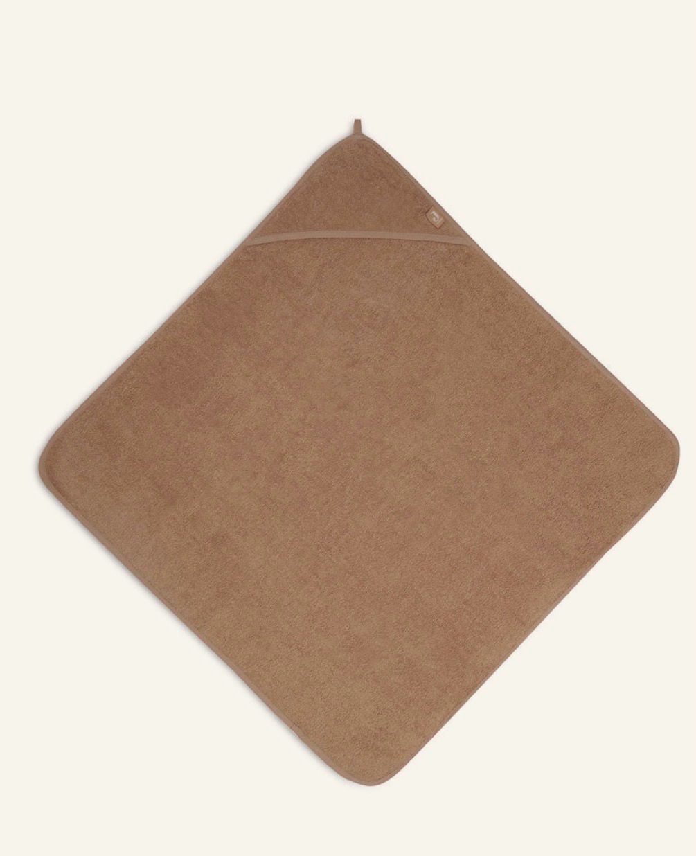 Βρεφική Πετσέτα Μπάνιου με Κουκούλα 75x75cm Miffy Jacquard- Nougat