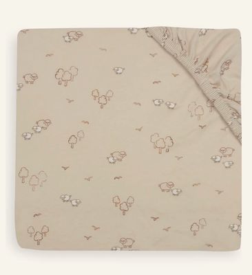 Σεντόνι Κούνιας Jersey Με Λάστιχο 70x140/75x150cm, Woolly