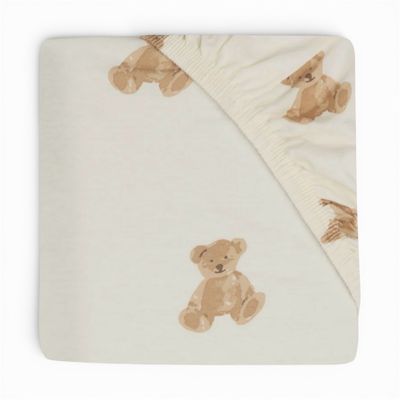 Σεντόνι Κούνιας Jersey Με Λάστιχο 70x140/75x150cm, Teddy Bear