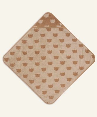 Βρεφική Πετσέτα Μπάνιου με Κουκούλα 75x75cm - Terry Jacquard
