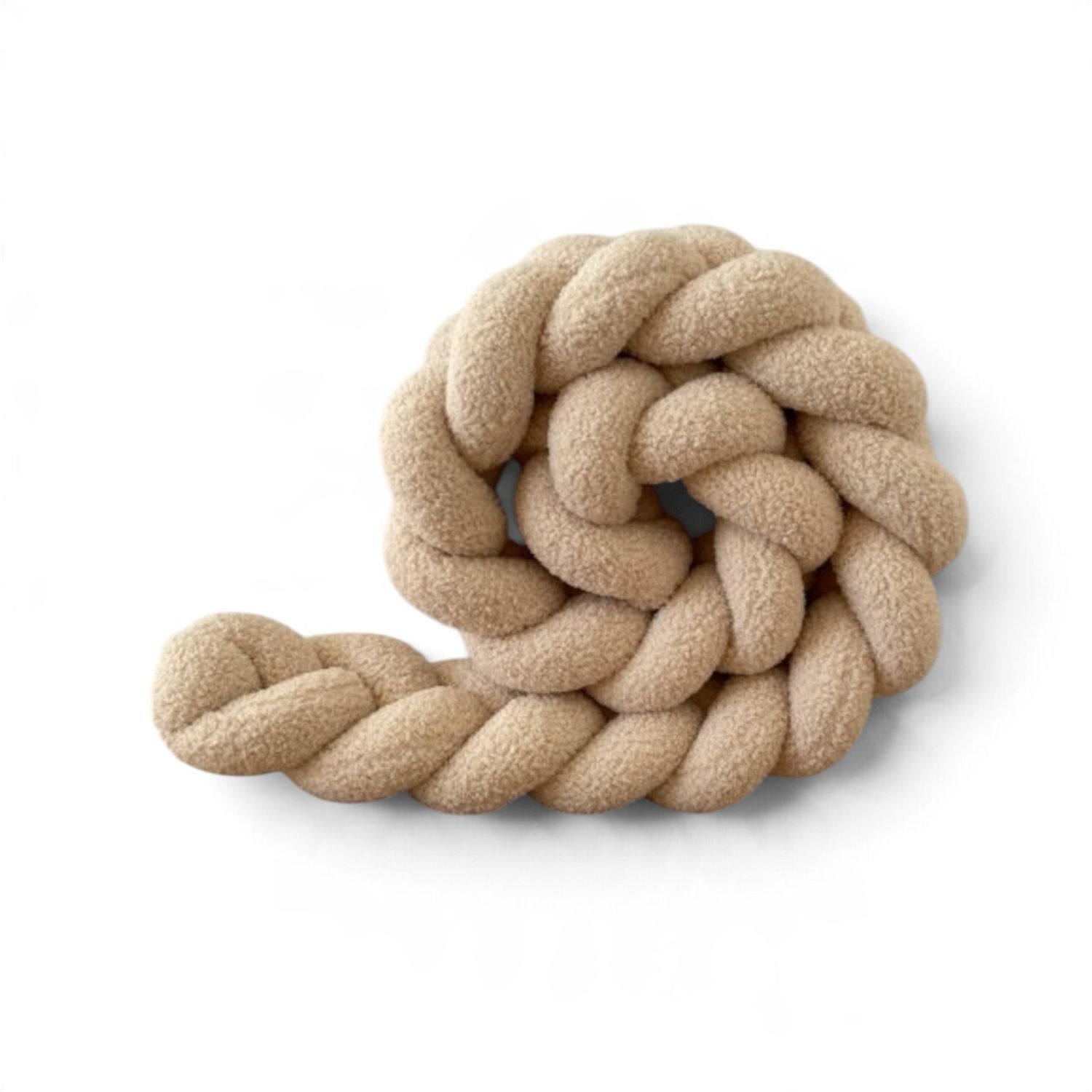 Πάντα Πλεξούδα (200-15εκ.) - Boucle Warm Beige
