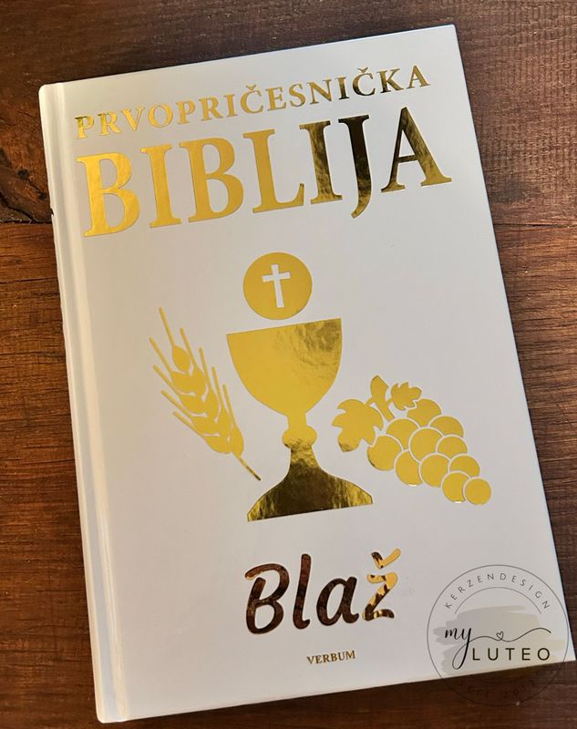Personalisierte Bibel auf kroatisch PRVOPRICESNICKA BIBLIJA