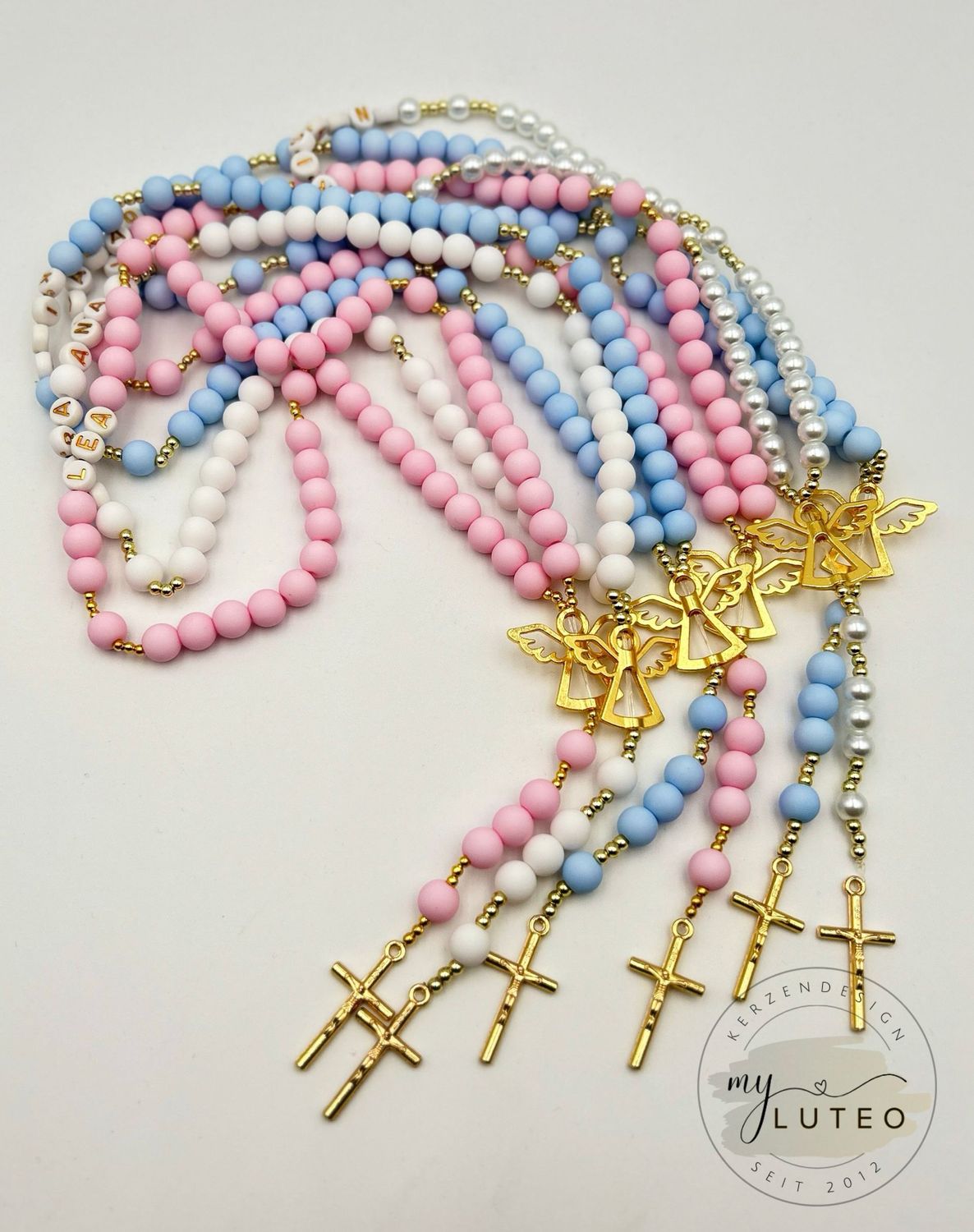 Personalisierter Rosenkranz mit Namen Personalisierter Rosenkranz mit Namen