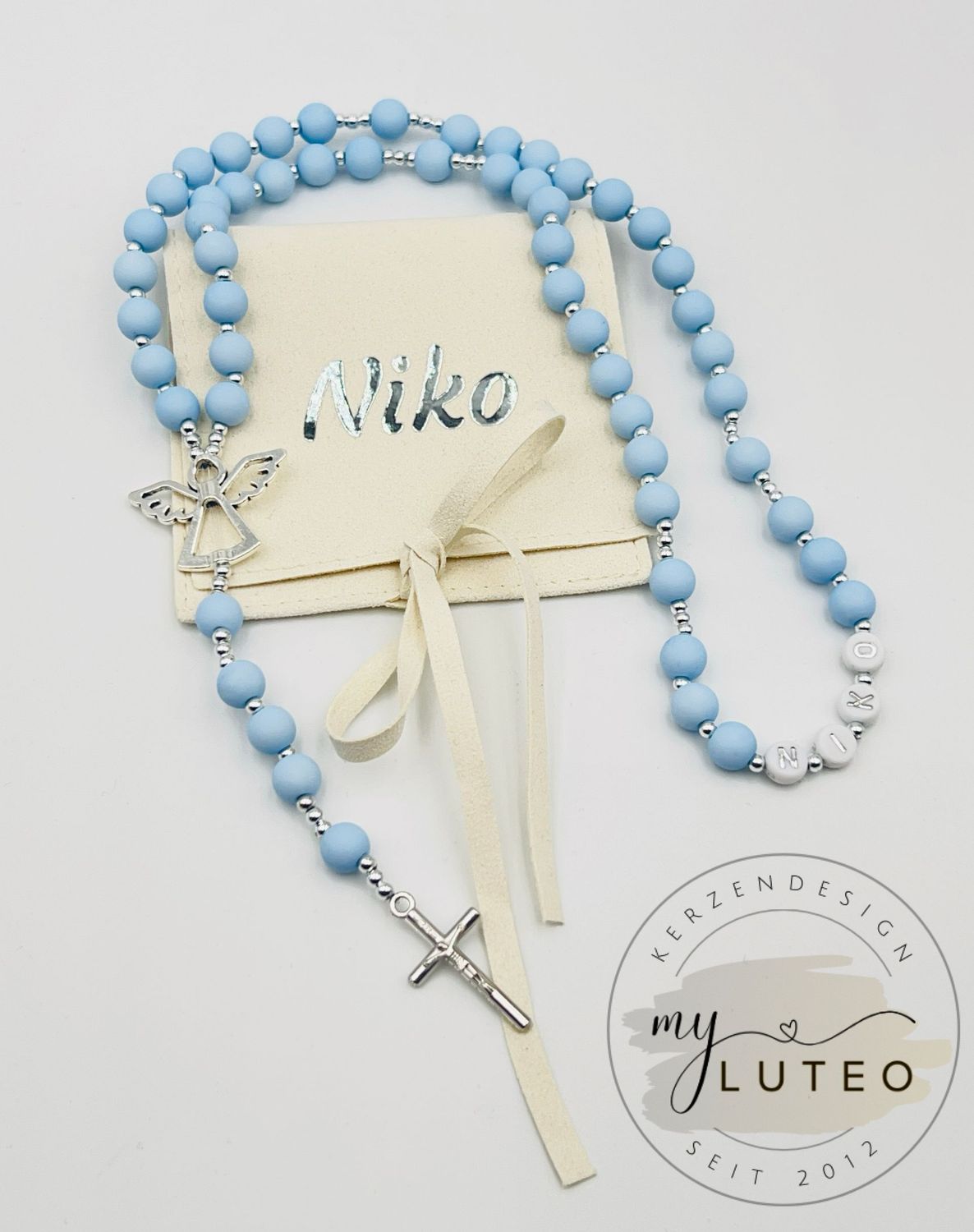 Personalisierter Rosenkranz mit Namen Personalisierter Rosenkranz mit Namen