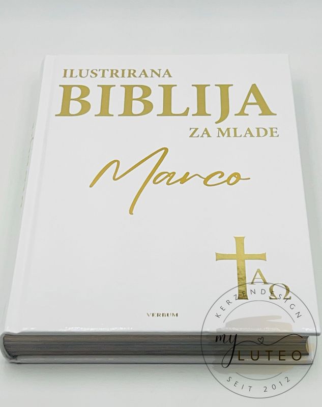 Personalisierte Bibel auf kroatisch ILLUSTRIRANA BIBLIJA ZA MLADE