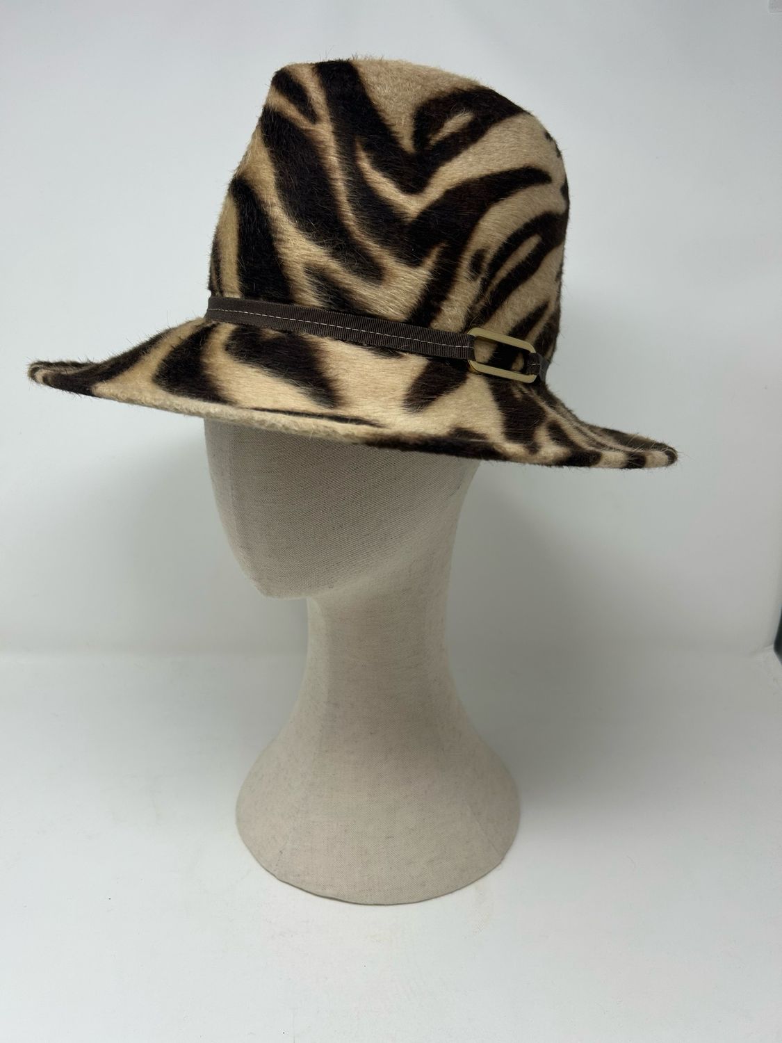 Zebra Print Flair Brim