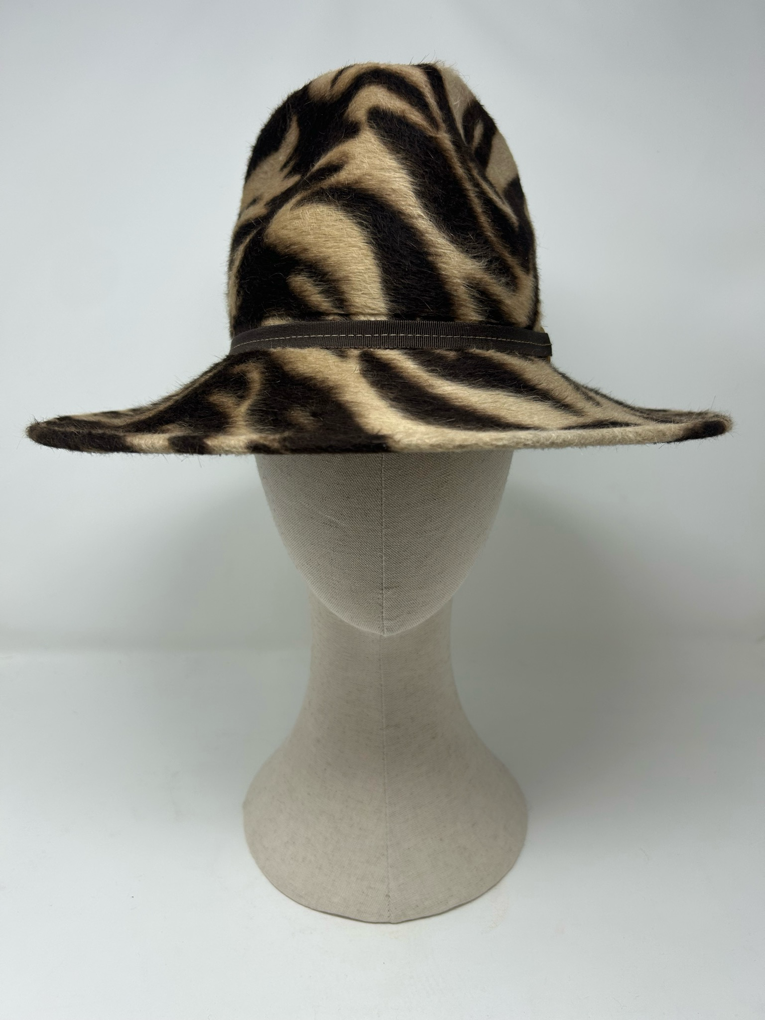 Zebra Print Flair Brim by Otis Damón