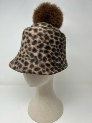 Leopard Print Duck Bill Cap