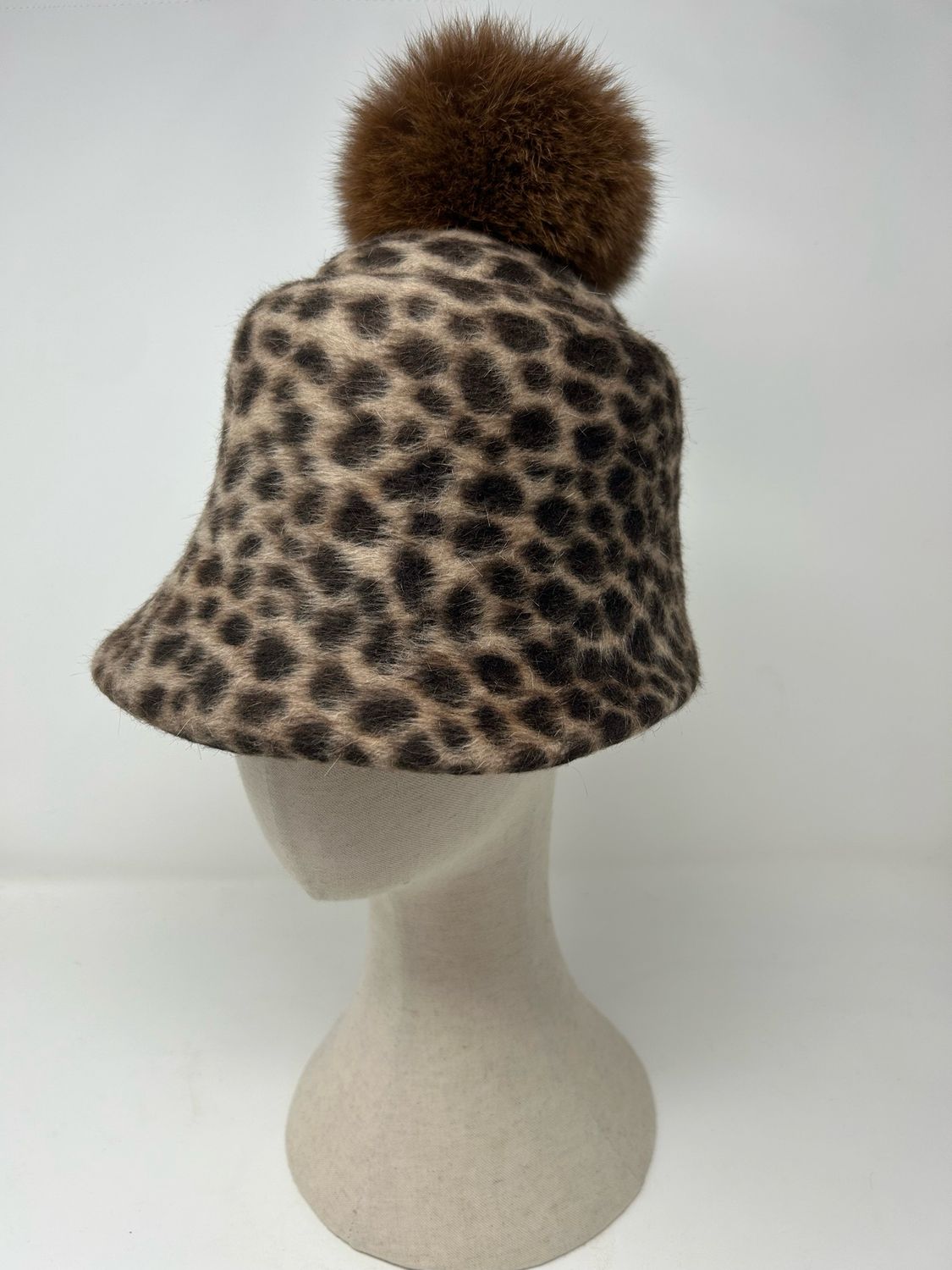 Leopard Print Duck Bill Cap