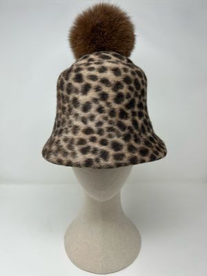 Leopard Print Duck Bill Cap