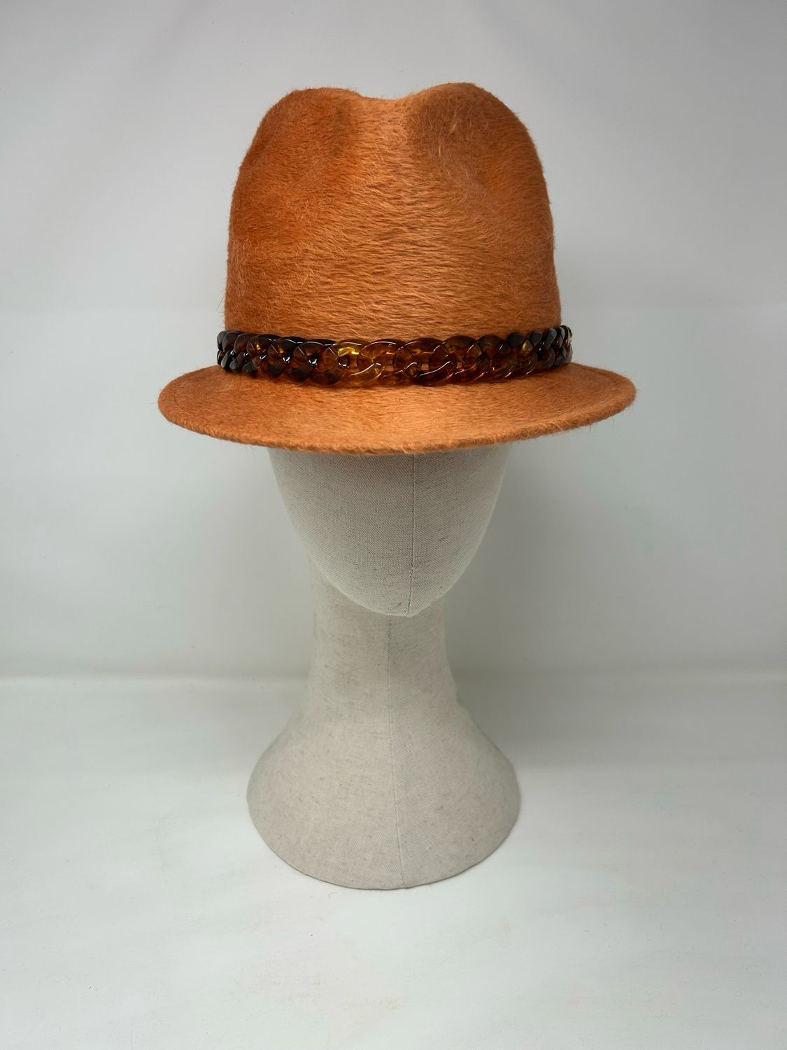 Copper Beaver Feddy Cap with Tortoise Shell Link