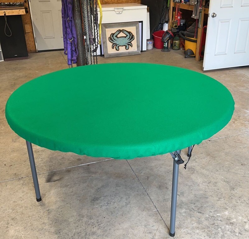 casino style poly felt poker table cover for 72&quot; lifetime table - GREAT FOR ALL TAILGATING PARTIES.free ship = by playezze - assorted colors