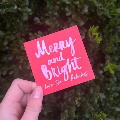 Merry &amp; Bright Tags