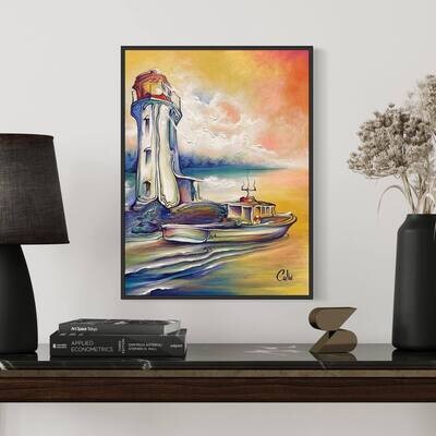 Fishing Vessel at the Peggy&#39;s Cove Lighthouse (8)