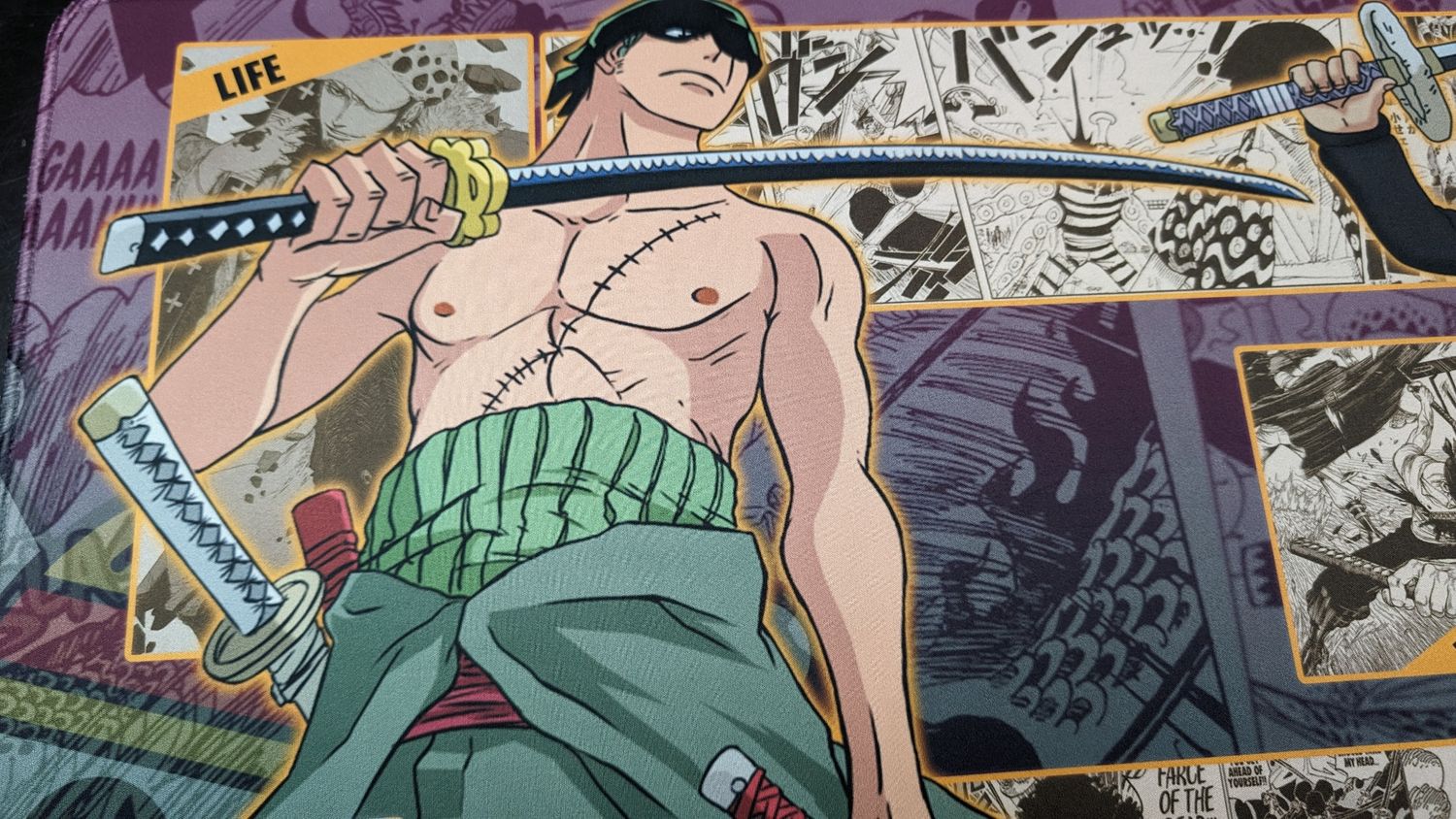 ONEPIECE　ラバーマット　ゾロ Amazon.co.jp: ワンピースカードゲーム プレイマット ゾロ