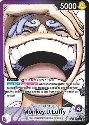 Purple Black Luffy OP11