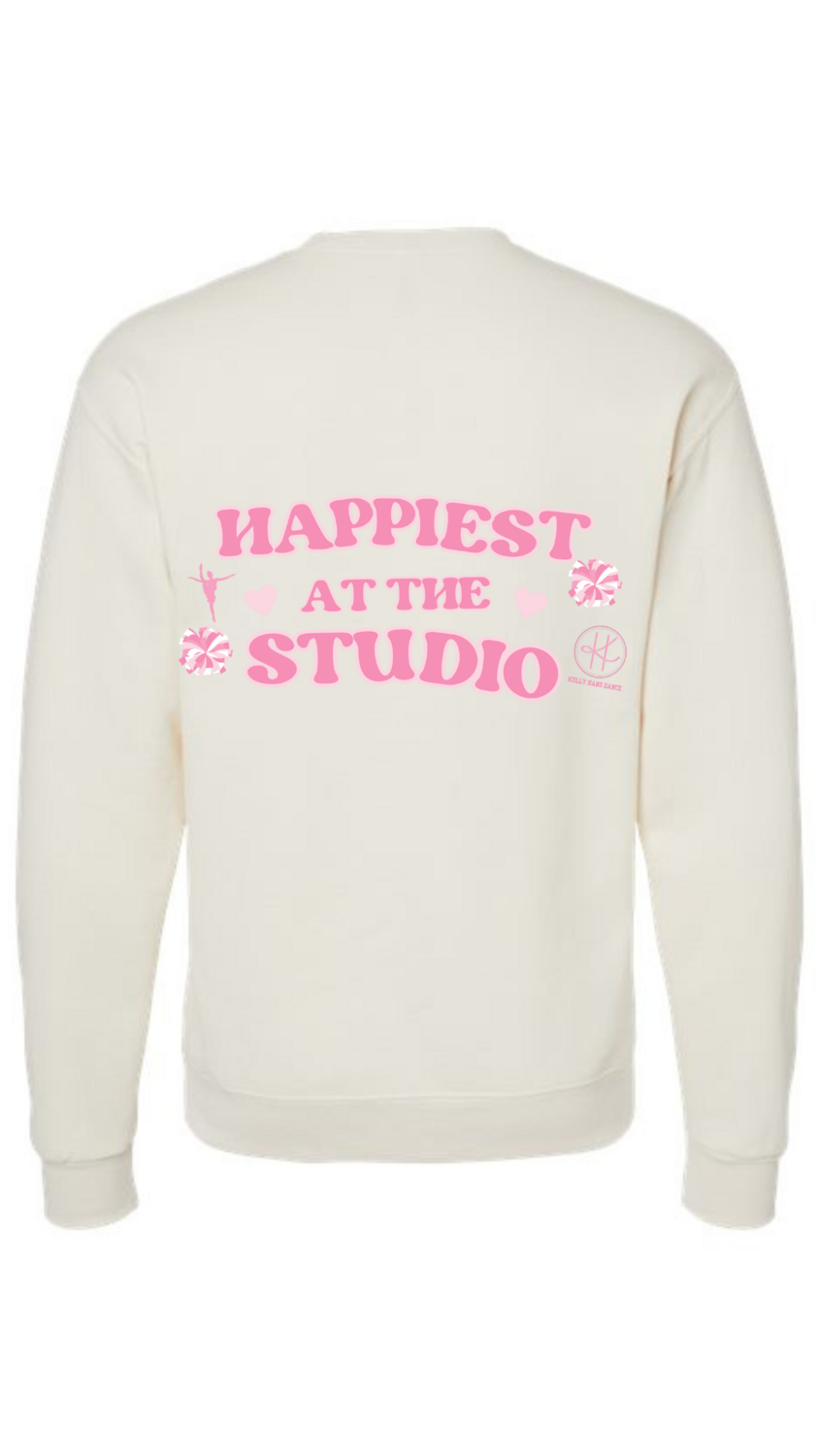 **PRE ORDER** Happiest at the Studio Crewneck Sweatshirt