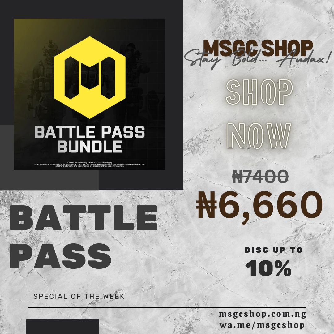 CALL OF DUTY MOBILE BATTLE PASS AND BUNDLE