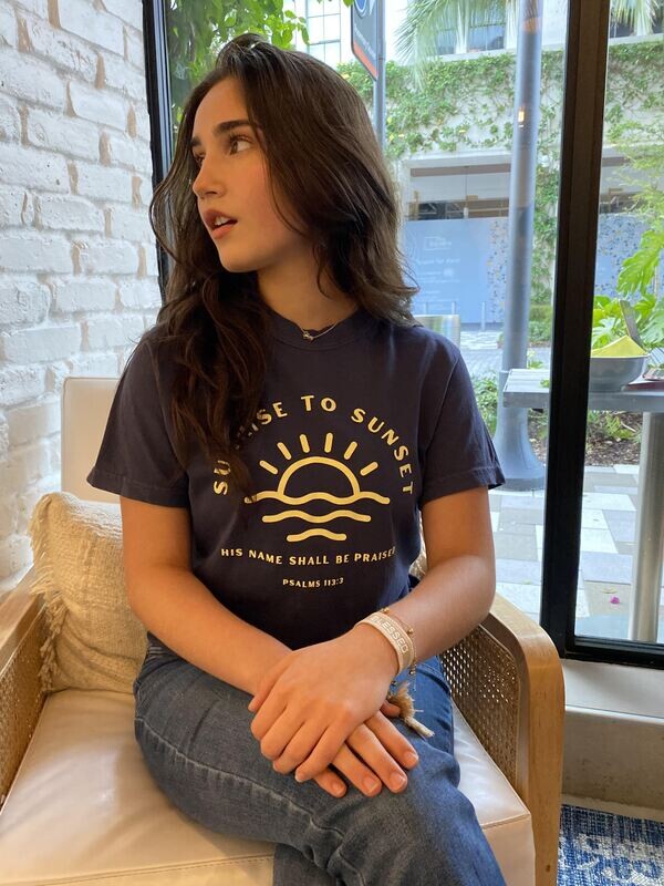 &quot;SUNRISE TO SUNSET&quot; TEE