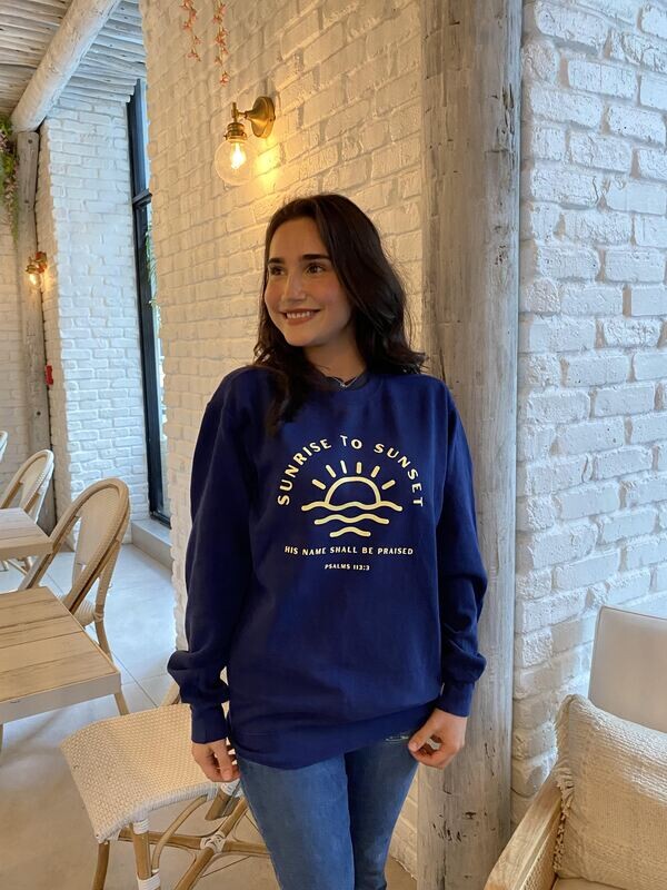 &quot;SUNRISE TO SUNSET&quot; CREWNECK