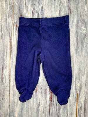 Carter&#39;s: Navy Footed Pants- Newborn