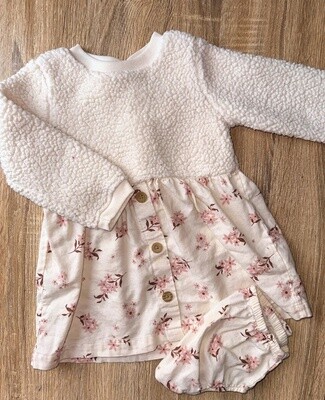 Carter's: Floral Sweater Dress- 18m