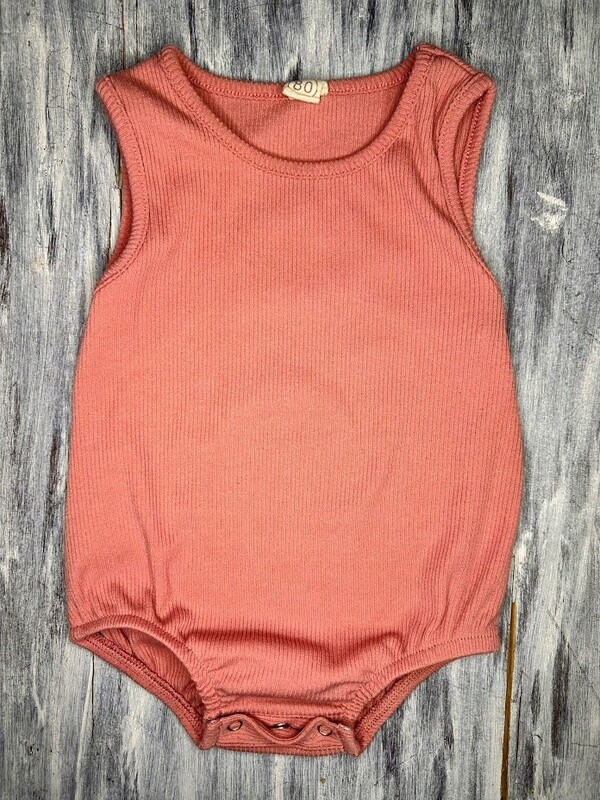 Mauve Tank Bodysuit- 80UK (12m)