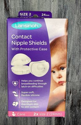 Lansinoh: Nipple Shields (24mm) - x2 NEW!
