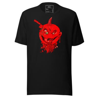 Blood Red Killer Pumpkin Unisex T-Shirt