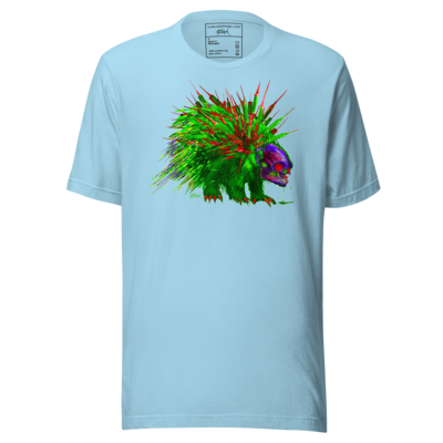 Green and Red Toxic Quills Unisex T-Shirt