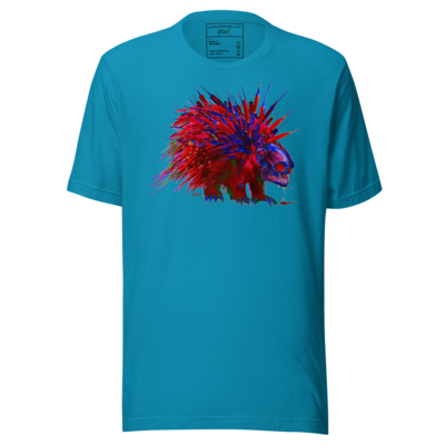 Red and Blue Toxic Quills Unisex T-Shirt