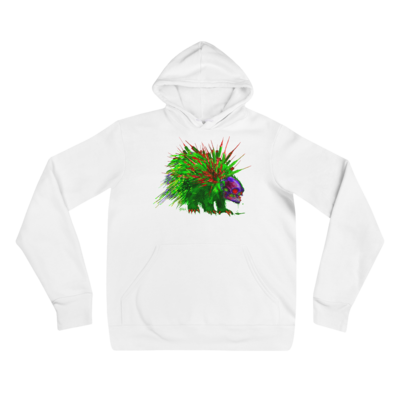 Green and Red Toxic Quills Unisex Hoodie
