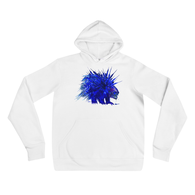 Blue Toxic Quills Unisex Hoodie