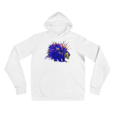 Blue and Yellow Toxic Quills Unisex Hoodie