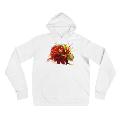 Red and Yellow Toxic Quills Unisex Hoodie