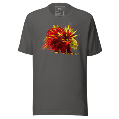 Red and Yellow Toxic Quills Unisex T-Shirt