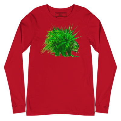 Green Toxic Quills Unisex Long Sleeve Shirt