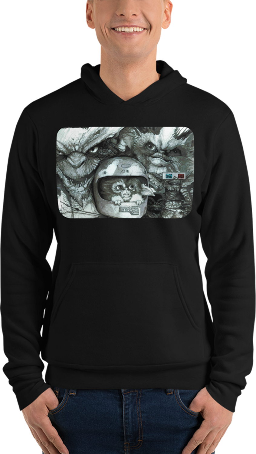 After Midnight Mogwai Unisex hoodie, Color: Black, Size: L